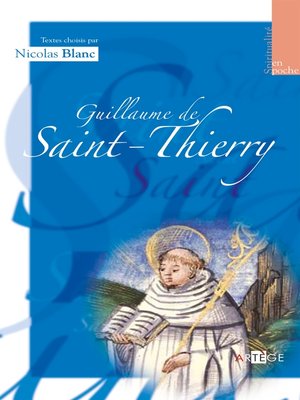 cover image of Guillaume de saint Thierry